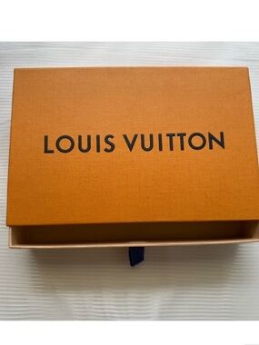 Louis Vuitton Orange and Black Logo Presentation Box